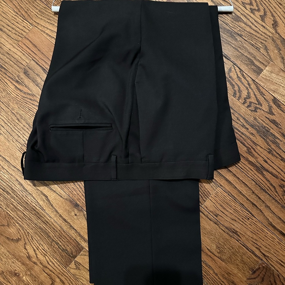 Men's Black Dress Pants 40x30